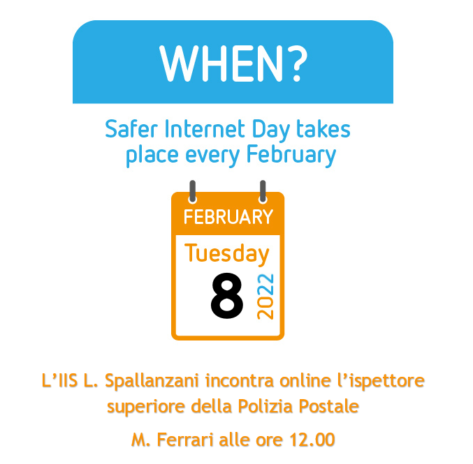 Istituto di Istruzione Superiore Lazzaro Spallanzani | Safer Internet Day