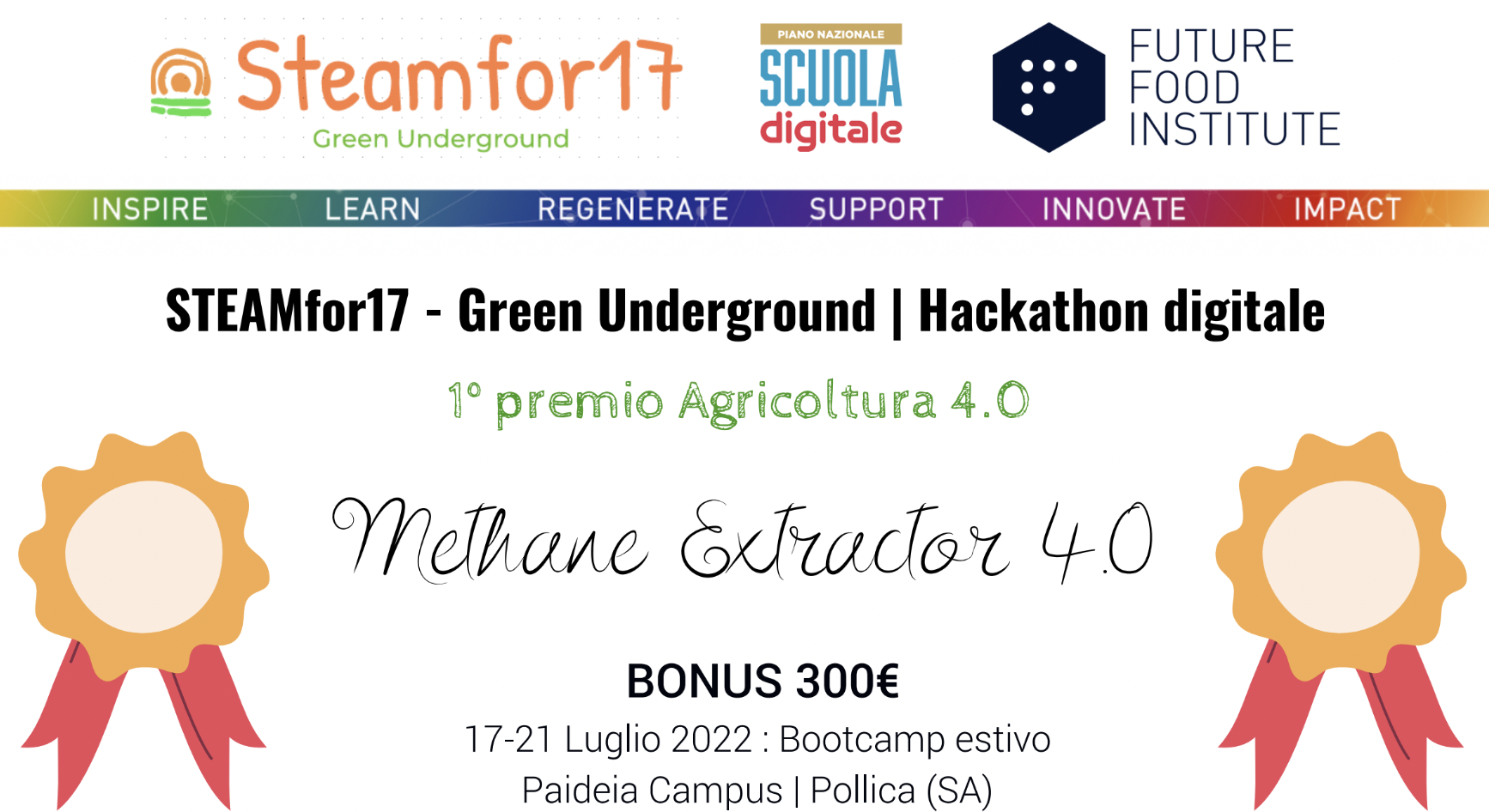 Istituto di Istruzione Superiore Lazzaro Spallanzani | 1° classificati all'Hackathon SteamHack