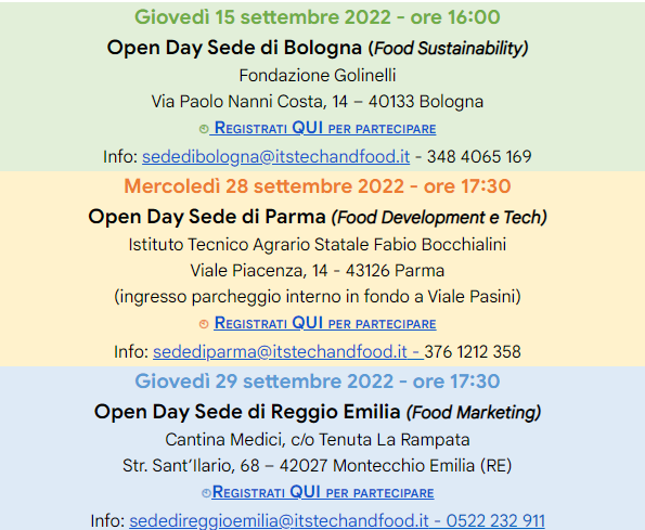 Istituto di Istruzione Superiore Lazzaro Spallanzani | Open Days ITS Emilia-Romagna