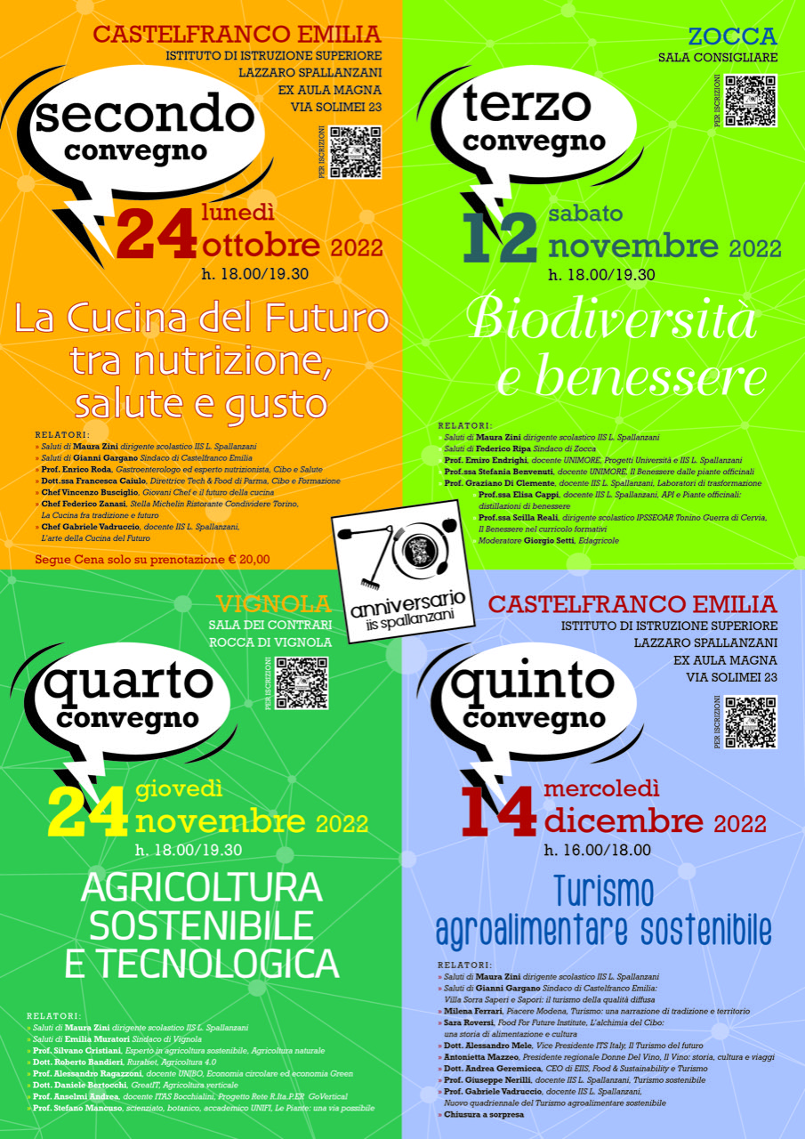 Istituto di Istruzione Superiore Lazzaro Spallanzani | Convegni 70 anni di Spallanzani