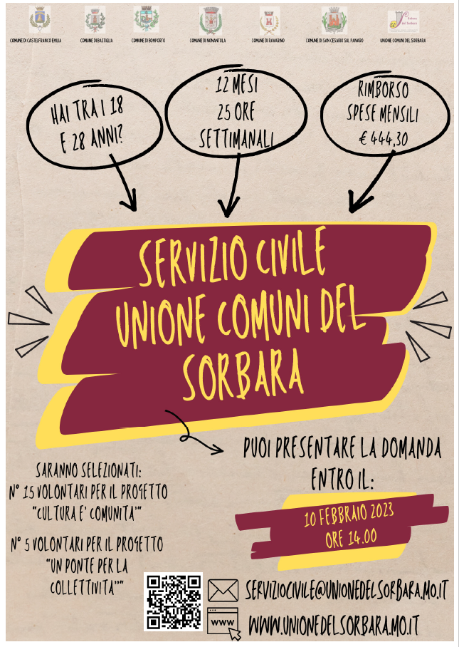 Istituto di Istruzione Superiore Lazzaro Spallanzani | Servizio civile Unione Comuni del Sorbara