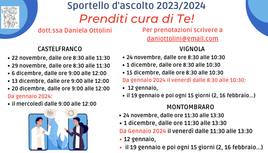 Istituto di Istruzione Superiore Lazzaro Spallanzani | Sportello psicologico - PRENDITI CURA DI TE!