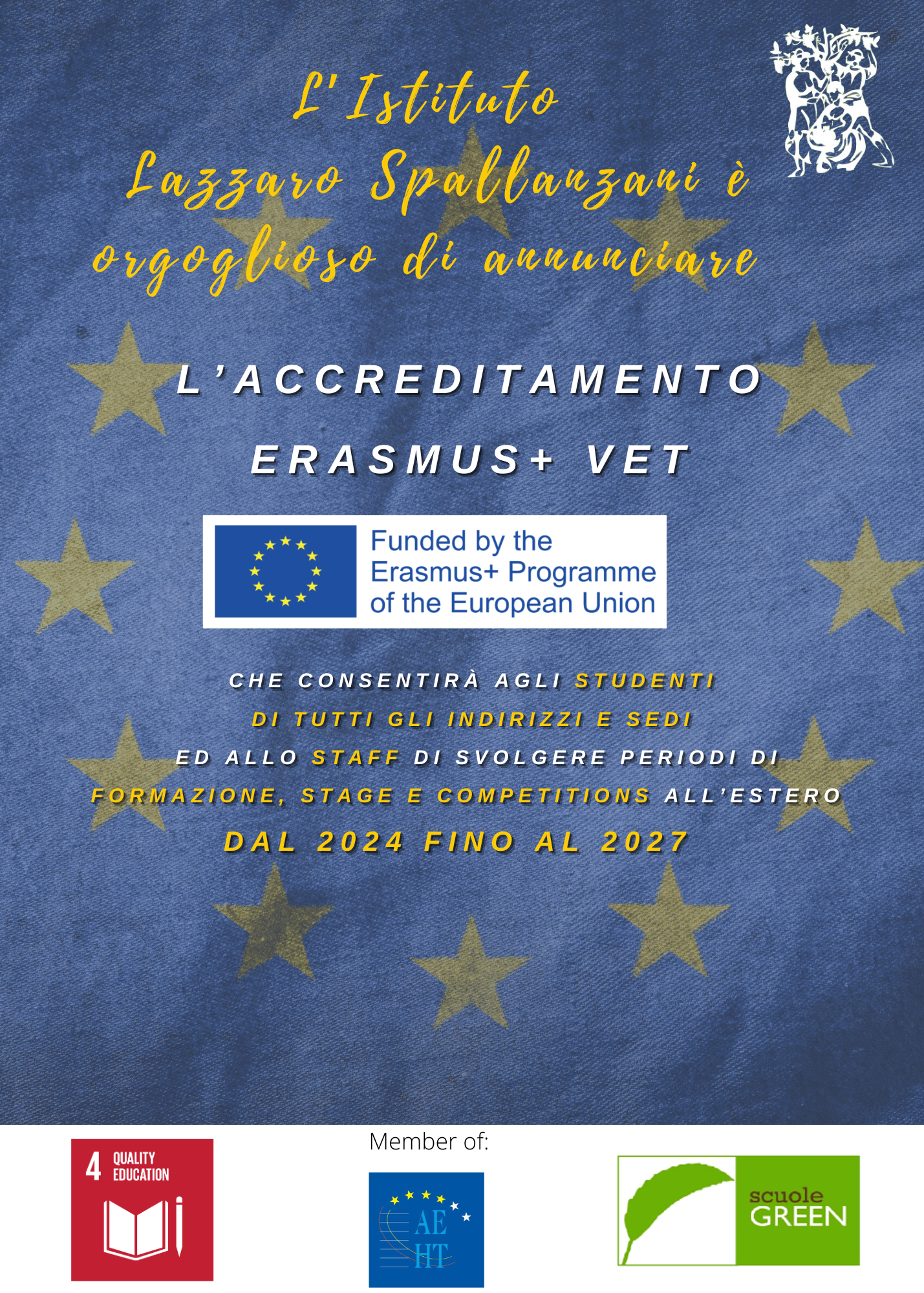 Istituto di Istruzione Superiore Lazzaro Spallanzani | ACCREDITAMENTO ERASMUS+ VET