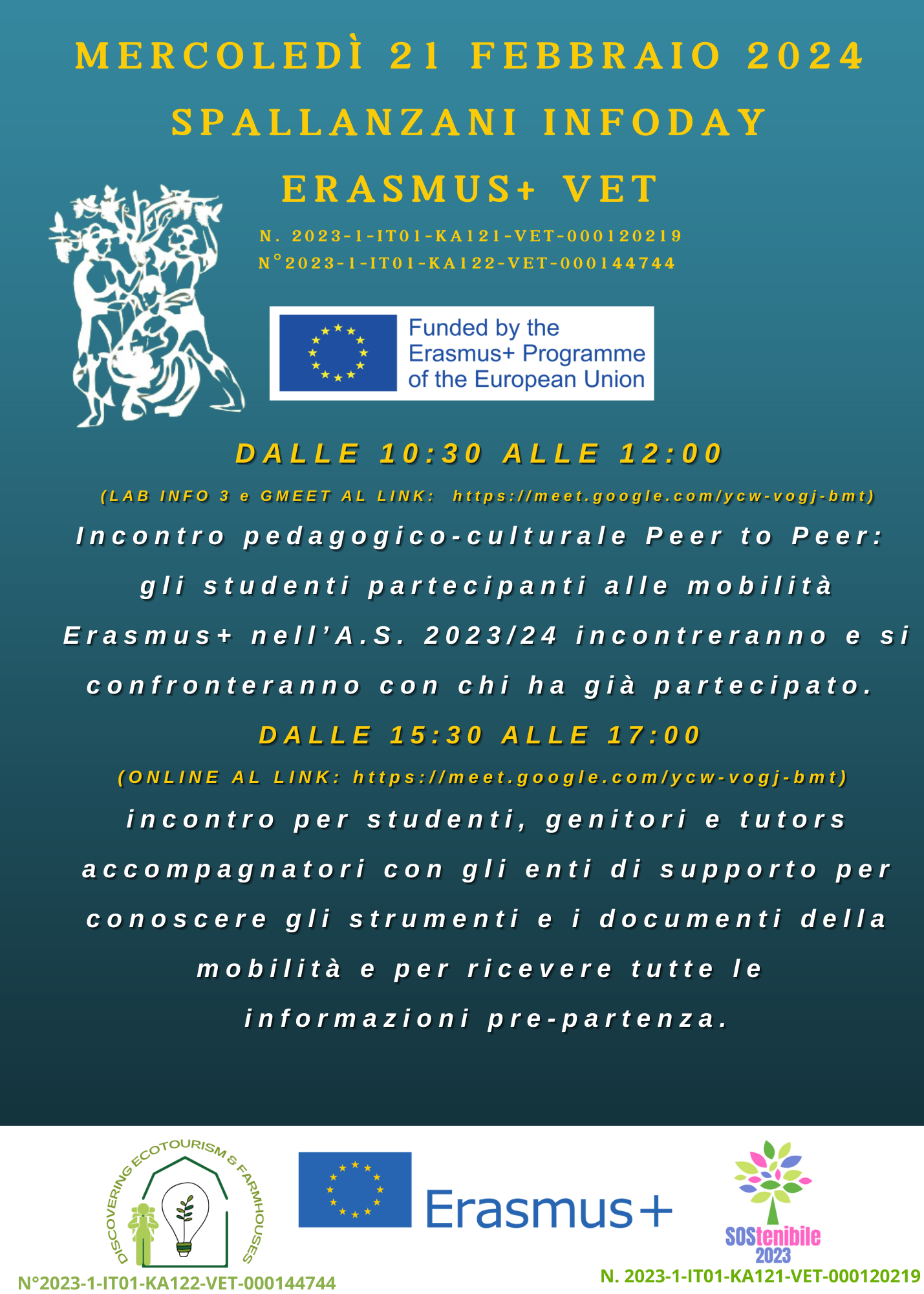 Istituto di Istruzione Superiore Lazzaro Spallanzani | INFODAY ERASMUS+