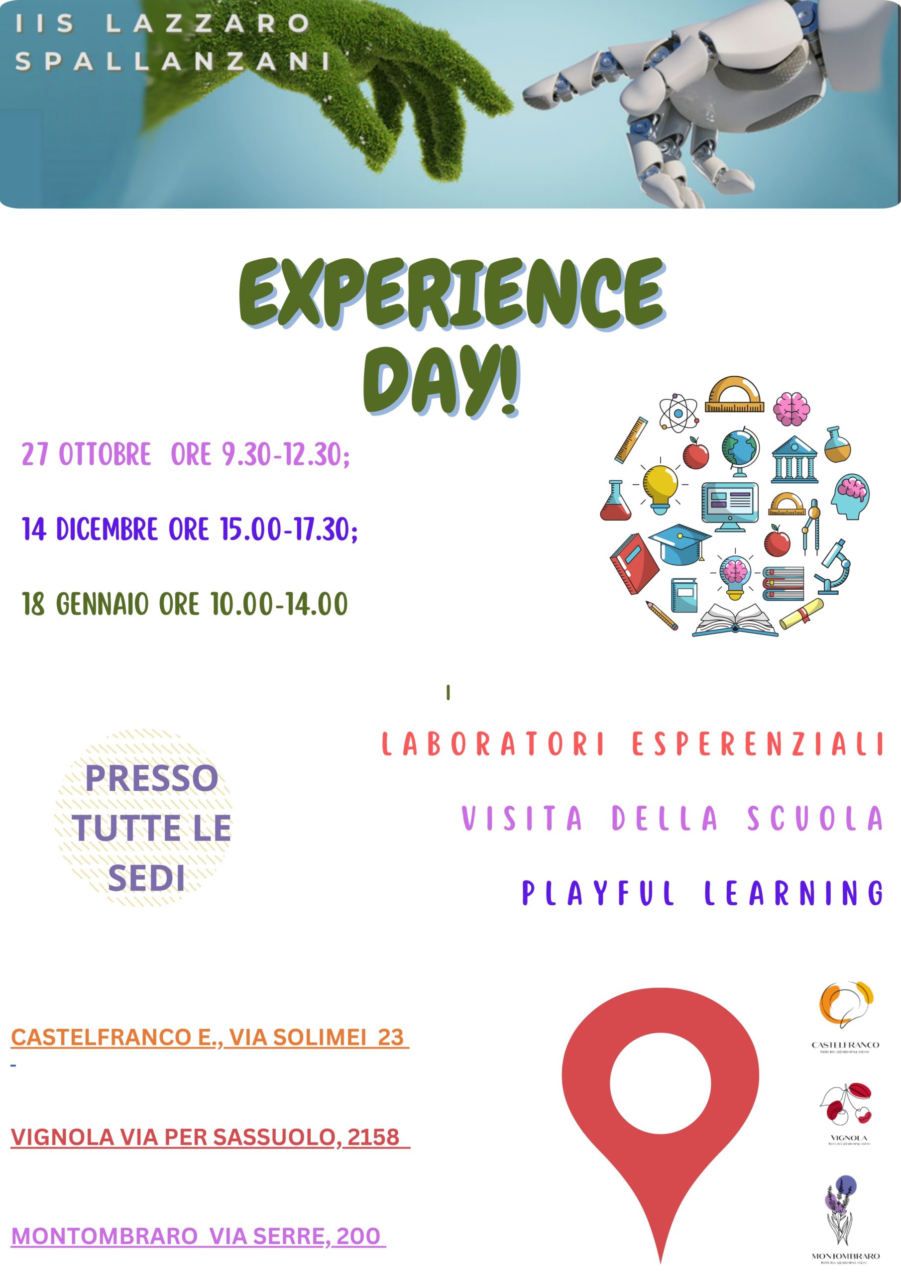 Istituto di Istruzione Superiore Lazzaro Spallanzani | PRENOTAZIONI 18 GENNAIO CASTELFRANCO E.