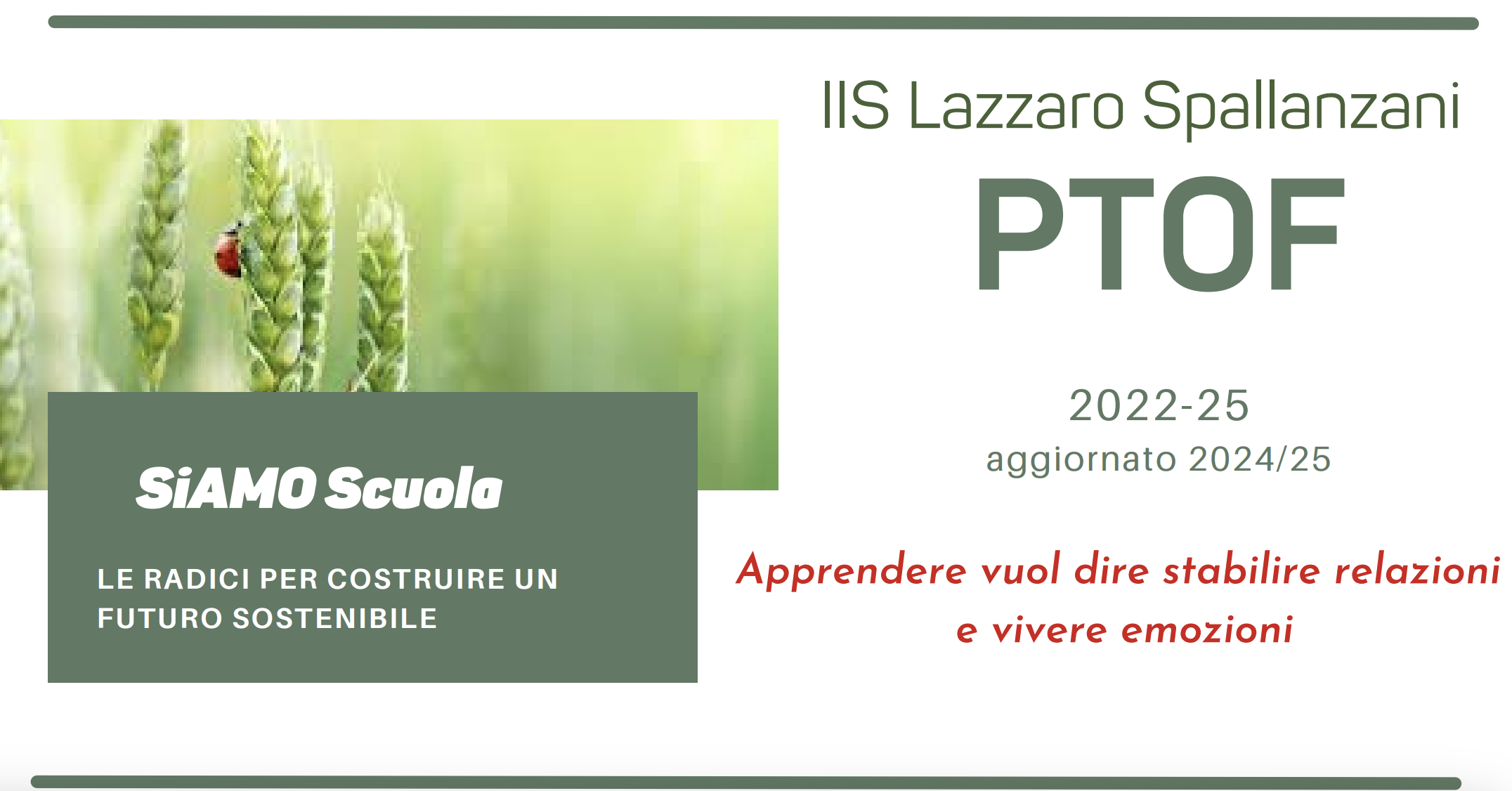 Istituto di Istruzione Superiore Lazzaro Spallanzani | PTOF
