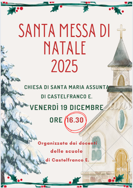 Istituto di Istruzione Superiore Lazzaro Spallanzani | Santa Messa di Natale 2025