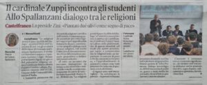 Istituto di Istruzione Superiore Lazzaro Spallanzani | Le religioni ponti di pace: la sfida del dialogo!