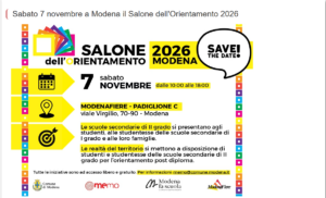 Istituto di Istruzione Superiore Lazzaro Spallanzani | SALONE ORIENTAMENTO MODENA 7 NOVEMBRE 2026